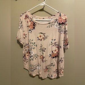 Blush Floral Top